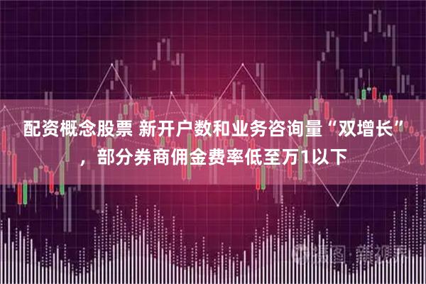 配资概念股票 新开户数和业务咨询量“双增长”，部分券商佣金费率低至万1以下