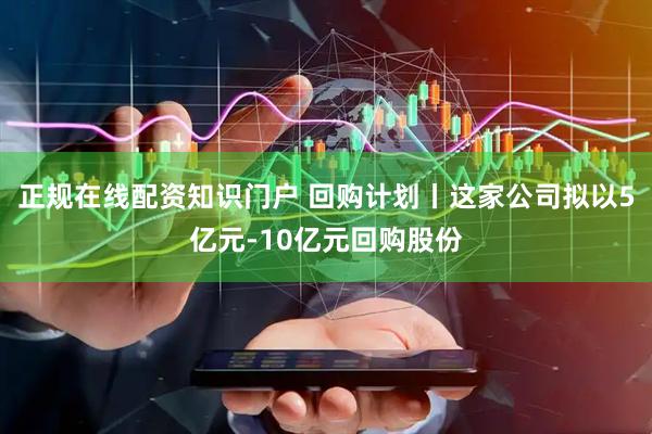 正规在线配资知识门户 回购计划丨这家公司拟以5亿元-10亿元回购股份