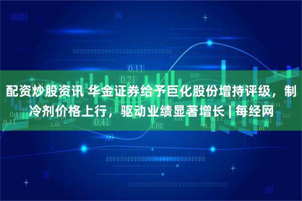 配资炒股资讯 华金证券给予巨化股份增持评级，制冷剂价格上行，驱动业绩显著增长 | 每经网