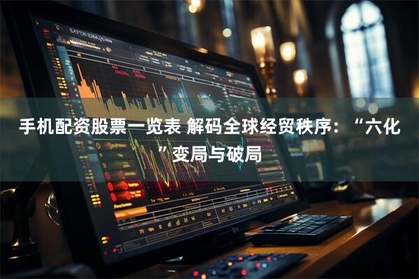 手机配资股票一览表 解码全球经贸秩序：“六化”变局与破局